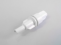 Female luer lock connector with cap